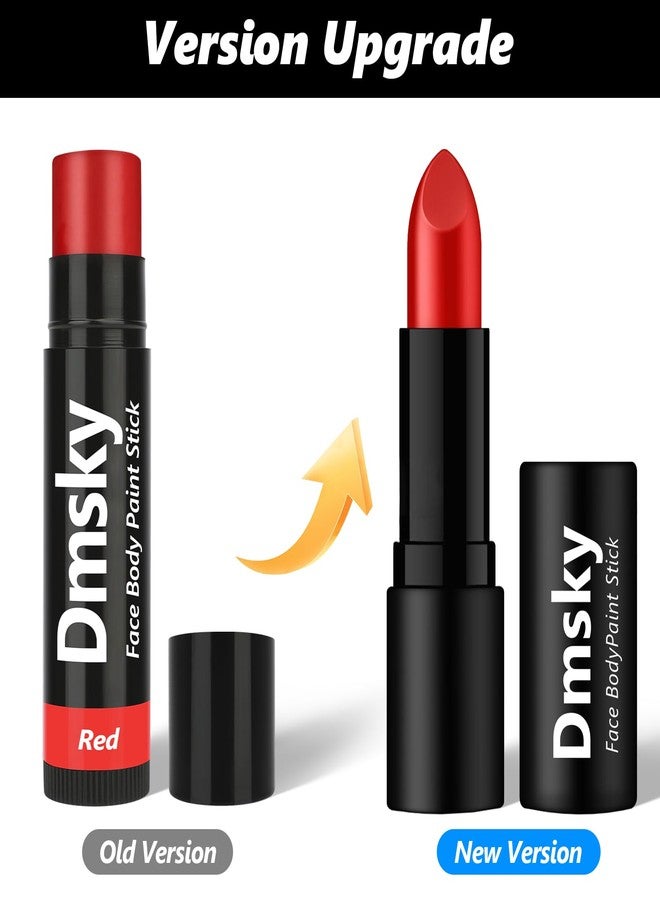 Dmsky 10 Packs Eye Black Sports Stick for Football, Baseball, Softball-Anti-Glare Face Body Paint Stick Kit,Water-Proof Eye Sports Paint Sticks,10 Color Eyeblack Painting Kit for Athletes & Fans - Image 3